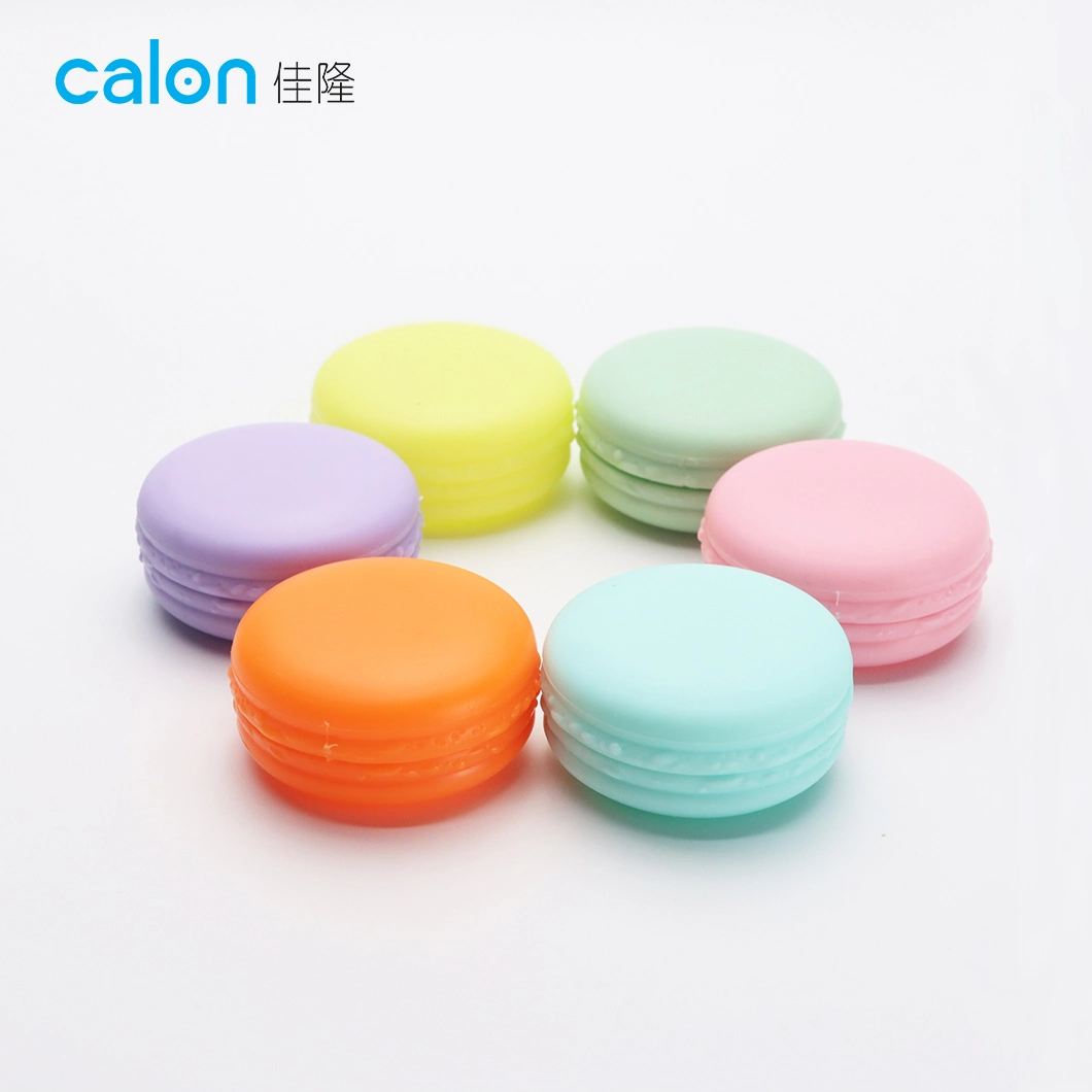 10g Plastic Macaron Cream Jar Cosmetic Liquid Foundation Dispensing Jar