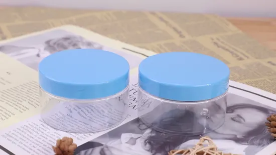 SRS Cosmetic Packaging Eco Friendly 3g 5g 10g 15g 30g 50g 80g 100g 150g Gold Airless Clear AS PETG PET Food Grade Skincare Facemask Cream Nail Hair Plastic Jar