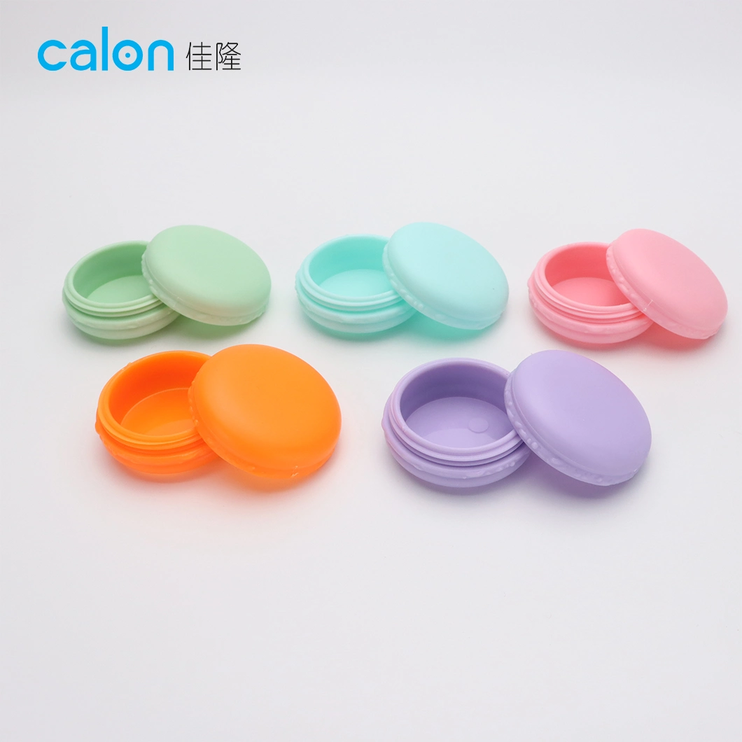 10g Plastic Macaron Cream Jar Cosmetic Liquid Foundation Dispensing Jar