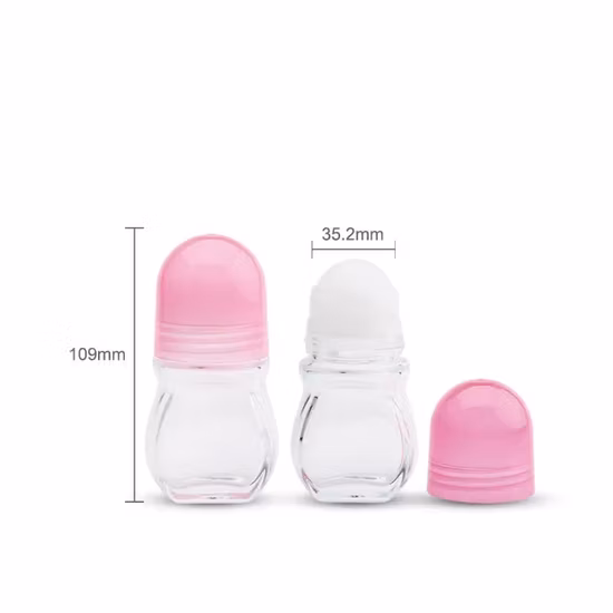 Роликовый флакон для солнцезащитного крема емкостью 50 мл с дугообразной крышкой.