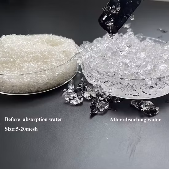 Биоразлагаемый гидрогелевый порошок, полиакрилатный сок, суперабсорбирующий полимер.